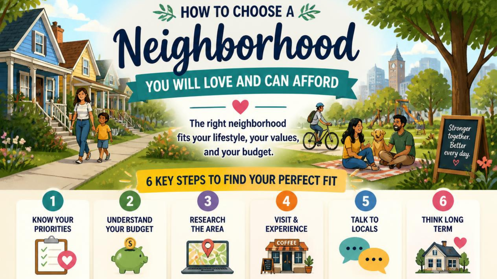 How to Choose a Neighborhood You Will Love (and Can Afford)